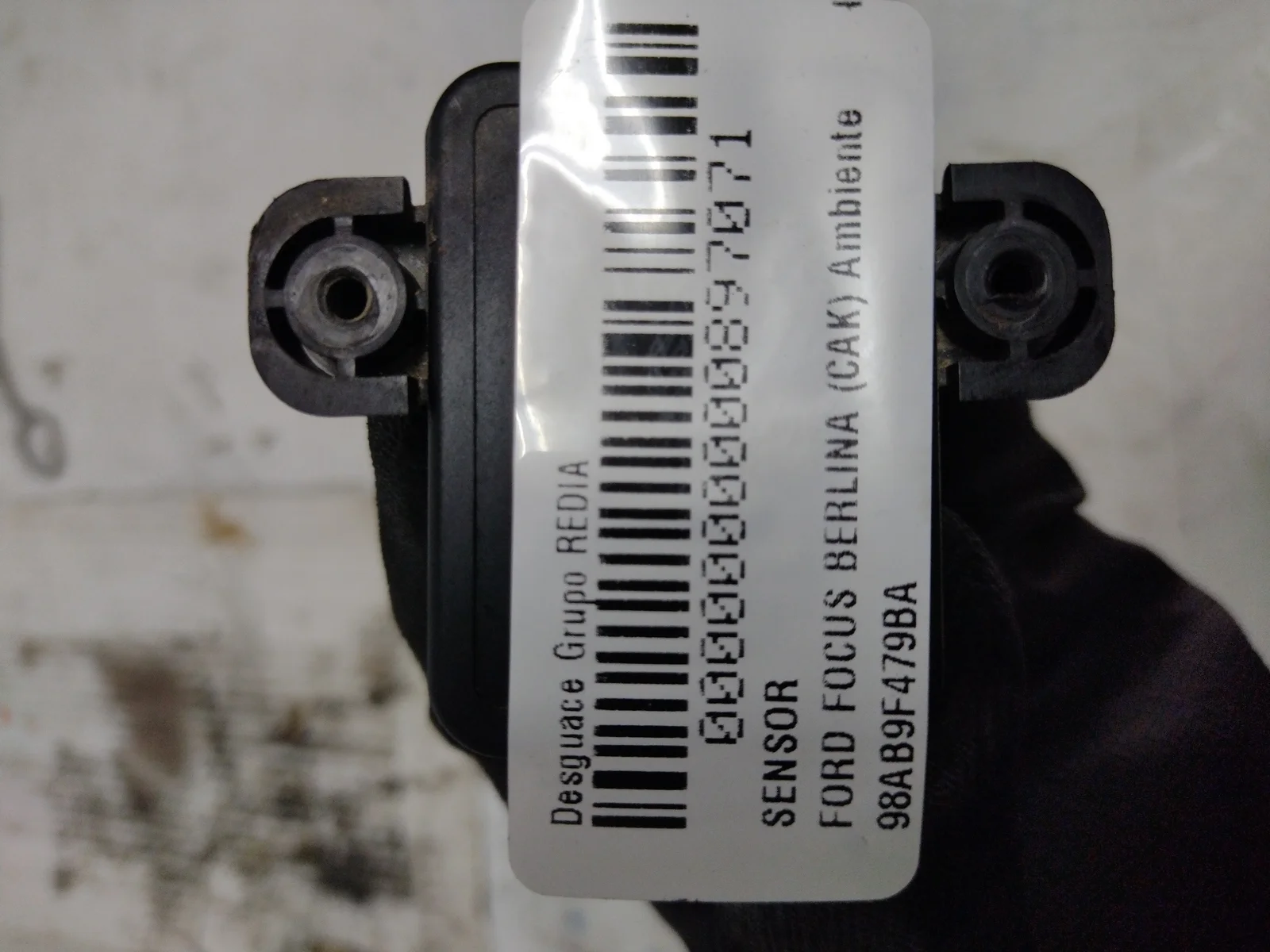 Foto de SENSOR FORD FOCUS BERLINA (CAK) 1.8 TDDI Turbodiesel CAT (90 CV / 66 KW) referencia 98AB9F479BA