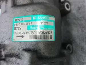 Foto de COMPRESOR AIRE ACONDICIONADO ALFA ROMEO 147 (190) 1.9 JTD CAT (101 CV / 74 KW) referencia 60653652 foto 8