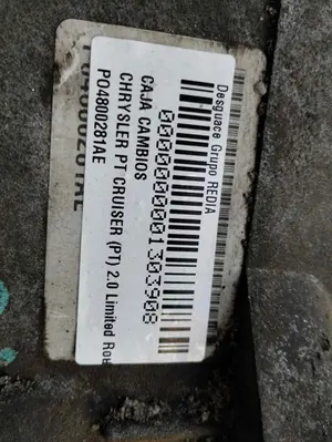 Foto de CAJA CAMBIOS CHRYSLER PT CRUISER referencia PO4800281AE foto 6