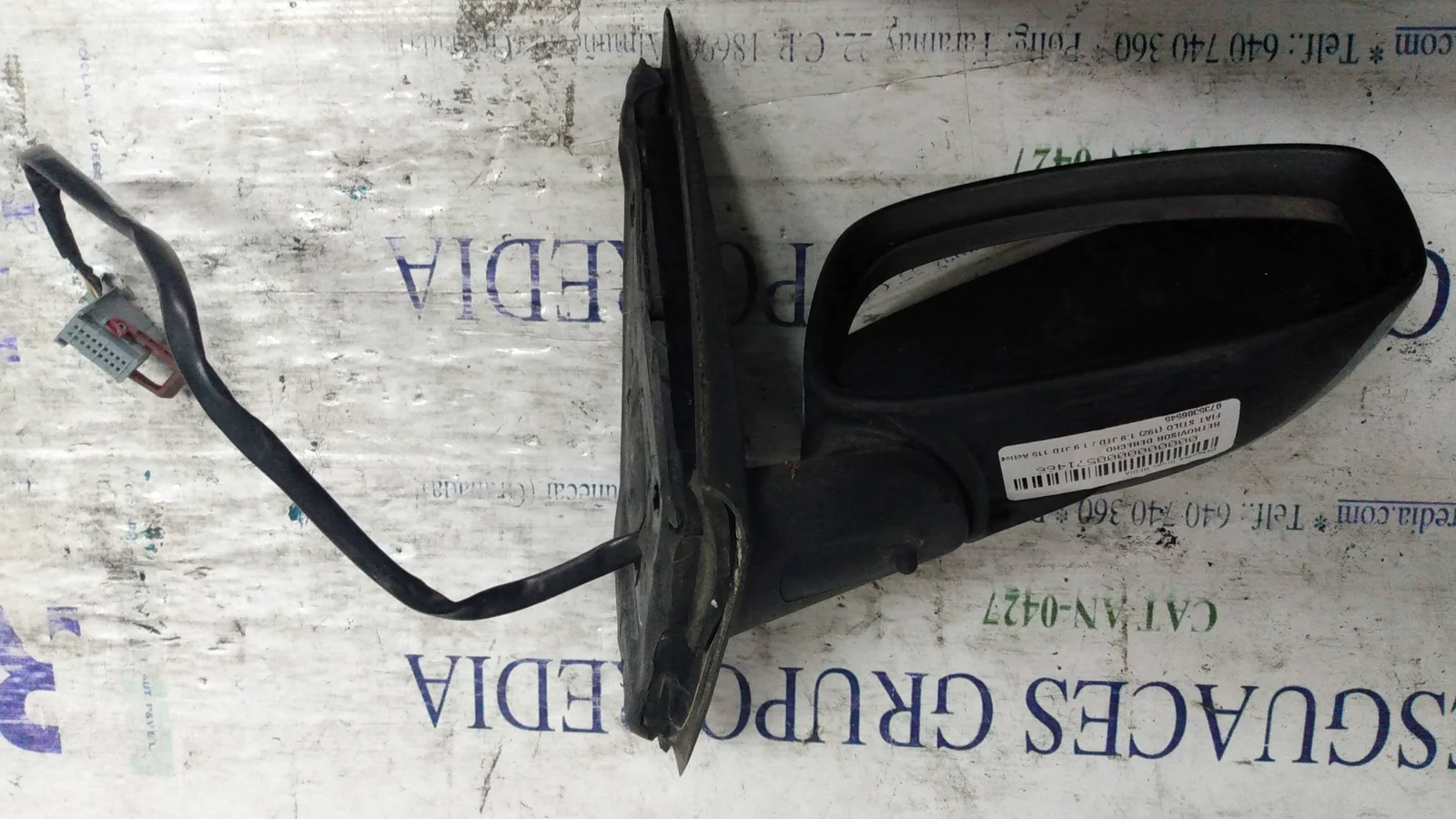 Foto de RETROVISOR DERECHO FIAT STILO (192) 1.9 JTD CAT (116 CV / 85 KW) referencia 0735306545