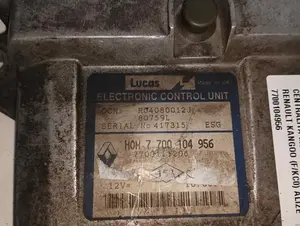 Foto de CENTRALITA MOTOR UCE RENAULT KANGOO I (F/KC0) 1.9 Diesel (64 CV / 47 KW) referencia 7700104956 foto 4