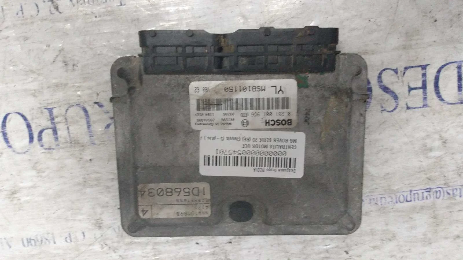 Foto de CENTRALITA MOTOR UCE MG ROVER ROVER 25 (RF) 2.0 iDT CAT (101 CV / 74 KW) referencia 0281001956