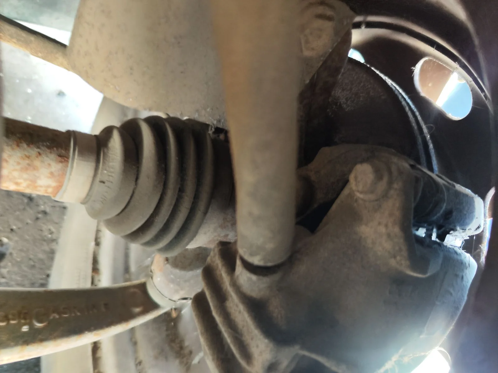 Foto de MANGUETA DELANTERA IZQUIERDA PEUGEOT 307 BERLINA (S2) 1.4 16V CAT (KFU / ET3J4) (88 CV / 65 KW)