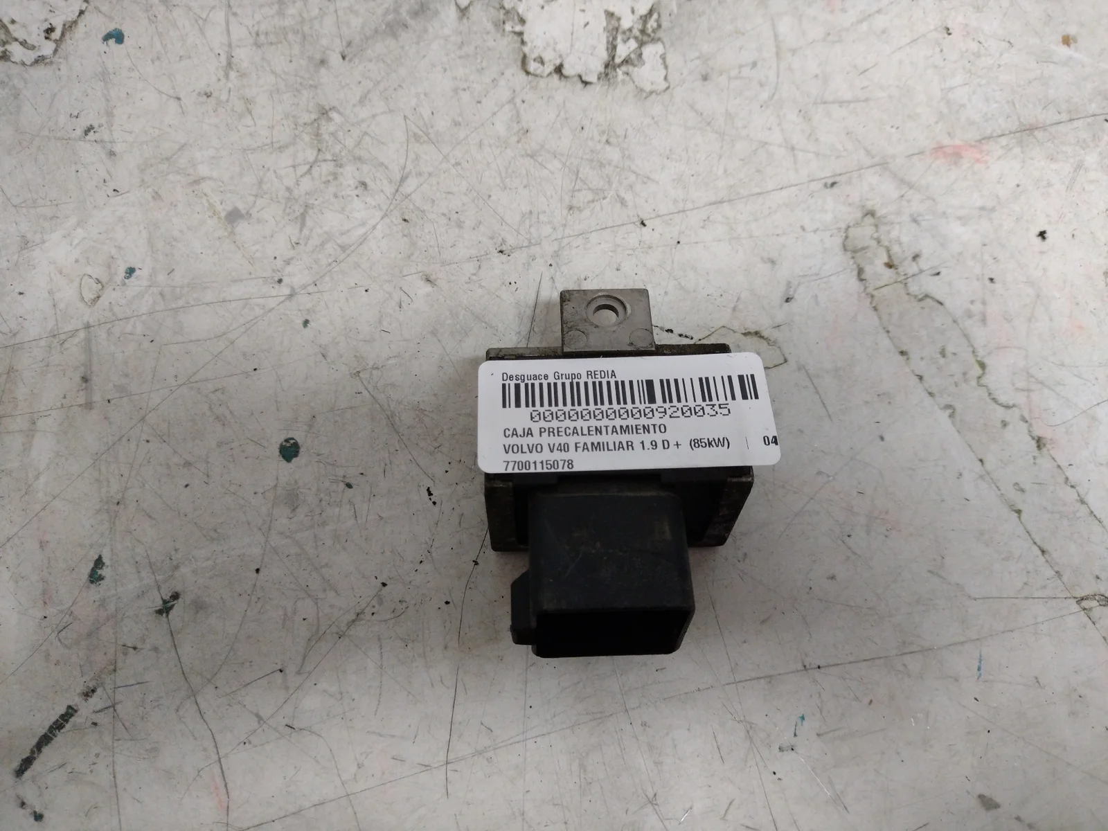 Foto de CAJA PRECALENTAMIENTO VOLVO V40 FAMILIAR referencia 7700115078