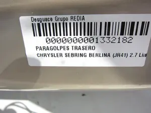 Foto de PARAGOLPES TRASERO CHRYSLER SEBRING JR 41 BERLINA 2.7 CAT (203 CV / 149 KW) foto 9