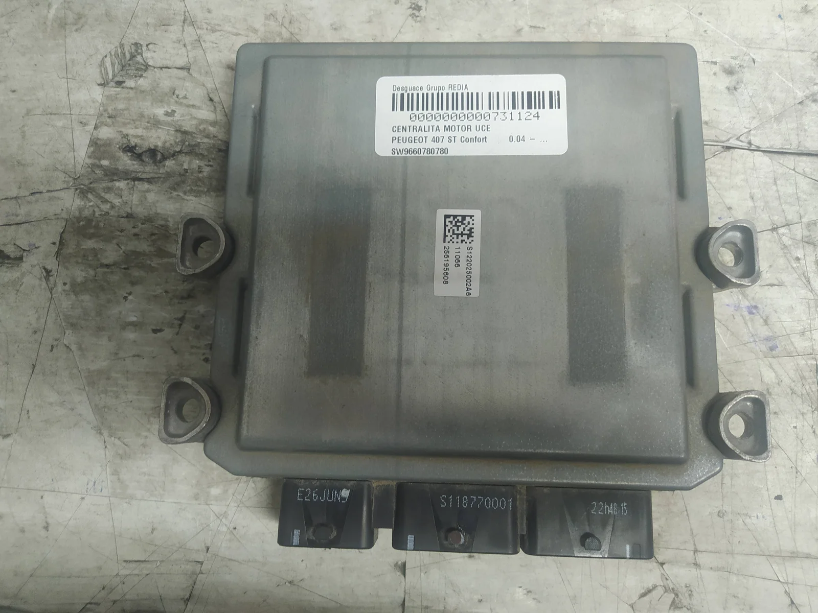 Foto de CENTRALITA MOTOR UCE PEUGEOT 407 referencia SW9660780780