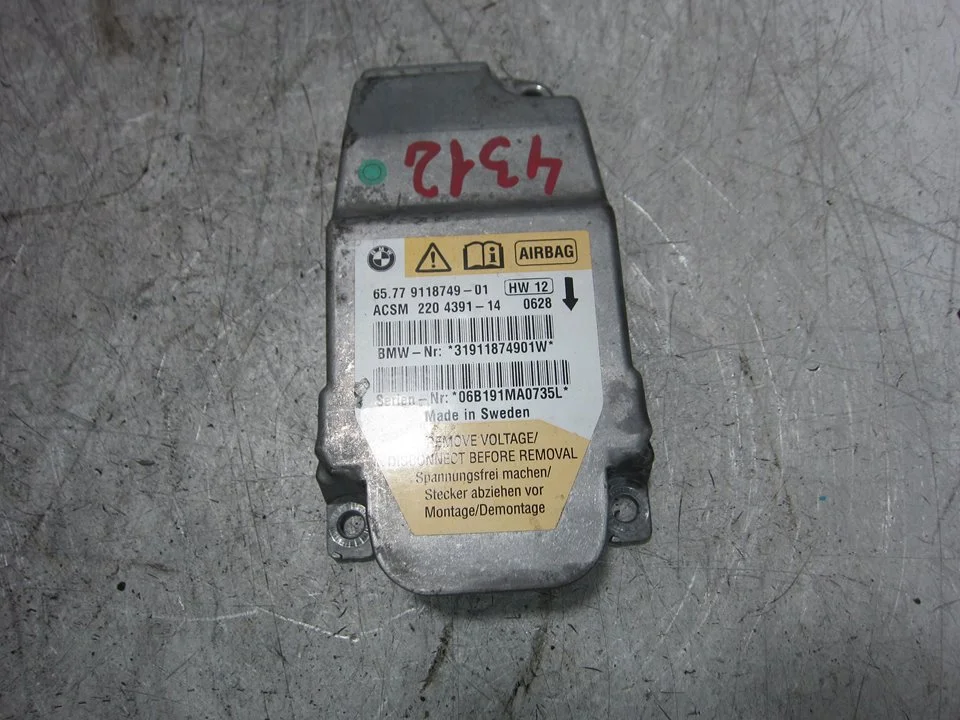 Foto de CENTRALITA AIRBAG BMW SERIE 5 BERLINA (E60) 3.0 Turbodiesel CAT (231 CV / 170 KW) referencia 6577911874901