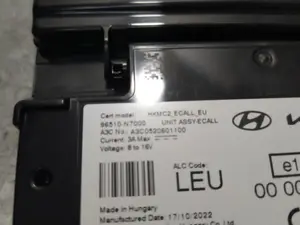 Foto de MODULO ELECTRONICO HYUNDAI TUCSON (NX) híbrido-suave 100 kW (1.6 Ltr. - 100 kW CRDi) (136 CV / 100 KW) referencia 96510N7000 foto 3