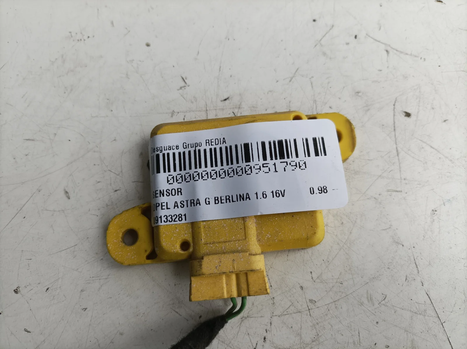 Foto de SENSOR OPEL ASTRA G BERLINA referencia 09133281