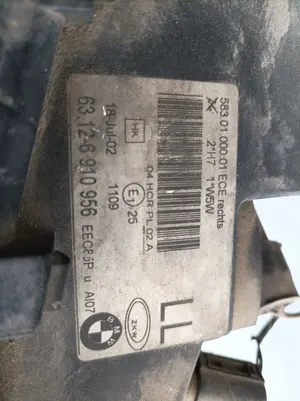 Foto de FARO DERECHO BMW SERIE 3 BERLINA (E46) referencia 63126910956 foto 2