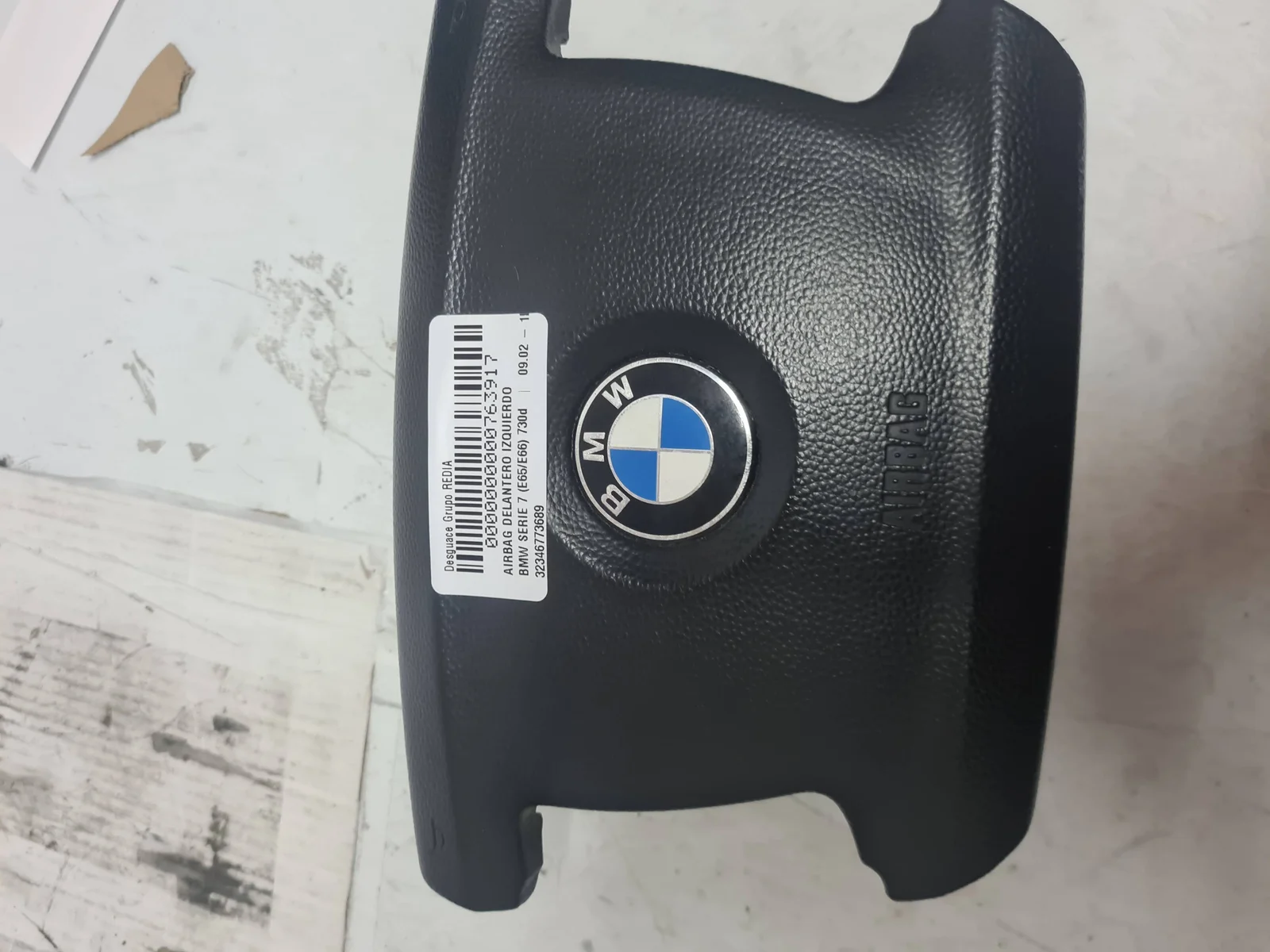 Foto de AIRBAG DELANTERO IZQUIERDO BMW SERIE 7 (E65/E66) 3.0 Turbodiesel CAT (231 CV / 170 KW) referencia 33676726103E