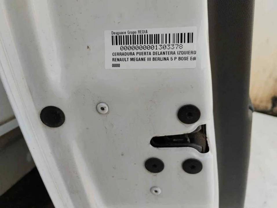 Foto de CERRADURA PUERTA DELANTERA IZQUIERDA RENAULT MEGANE III BERLINA 5P 1.2 TCE (132 CV / 97 KW)