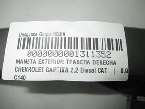 Foto de MANETA EXTERIOR TRASERA DERECHA CHEVROLET CAPTIVA 2.2 Diesel CAT (184 CV / 135 KW) referencia C140 foto 3