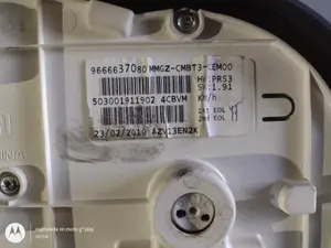 Foto de CUADRO INSTRUMENTOS PEUGEOT 206 + 1.4 HDi (68 CV / 50 KW) referencia 9666637080 foto 2