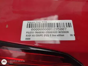 Foto de PILOTO TRASERO IZQUIERDO INTERIOR AUDI A5 COUPE (F53) 2.0 16V TDI (190 CV / 140 KW) foto 3