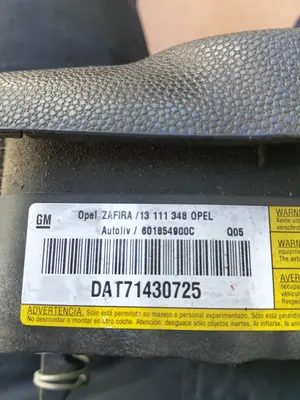 Foto de AIRBAG DELANTERO IZQUIERDO OPEL ZAFIRA B 1.9 CDTI (120 CV / 88 KW) referencia DAT71430725 foto 2