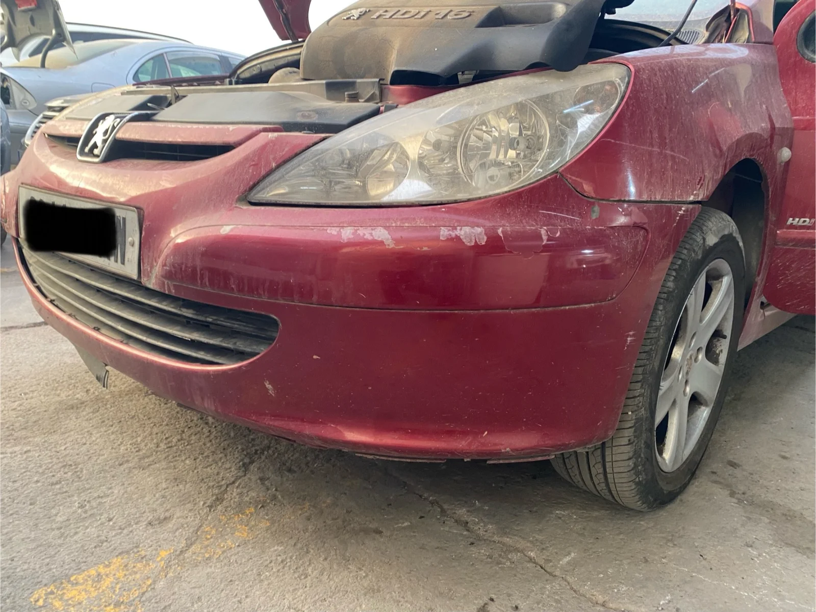 Foto de PARAGOLPES DELANTERO PEUGEOT 307 BREAK / SW (S1)(04.2002) 2.0 16V HDi FAP CAT (RHR / DW10BTED4) (136 CV / 100 KW)