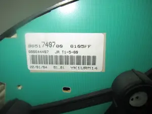Foto de CUADRO INSTRUMENTOS PEUGEOT 307 BREAK / SW (S1)(04.2002) 2.0 16V CAT (136 CV / 100 KW) referencia 6103F7 foto 3