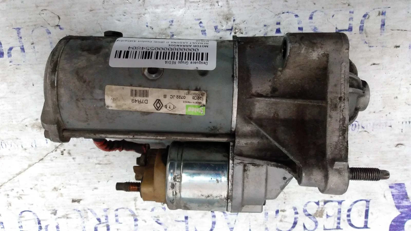 Foto de MOTOR ARRANQUE RENAULT LAGUNA II (BG0) referencia D7R49