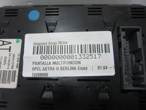 Foto de PANTALLA MULTIFUNCION OPEL ASTRA H BERLINA 1.4 16V (90 CV / 66 KW) referencia 13208089 foto 6
