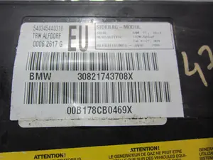 Foto de AIRBAG LATERAL DELANTERO IZQUIERDO BMW SERIE 3 BERLINA (E46) 3.0 24V Turbodiesel CAT (184 CV / 135 KW) referencia 30821743708X foto 2