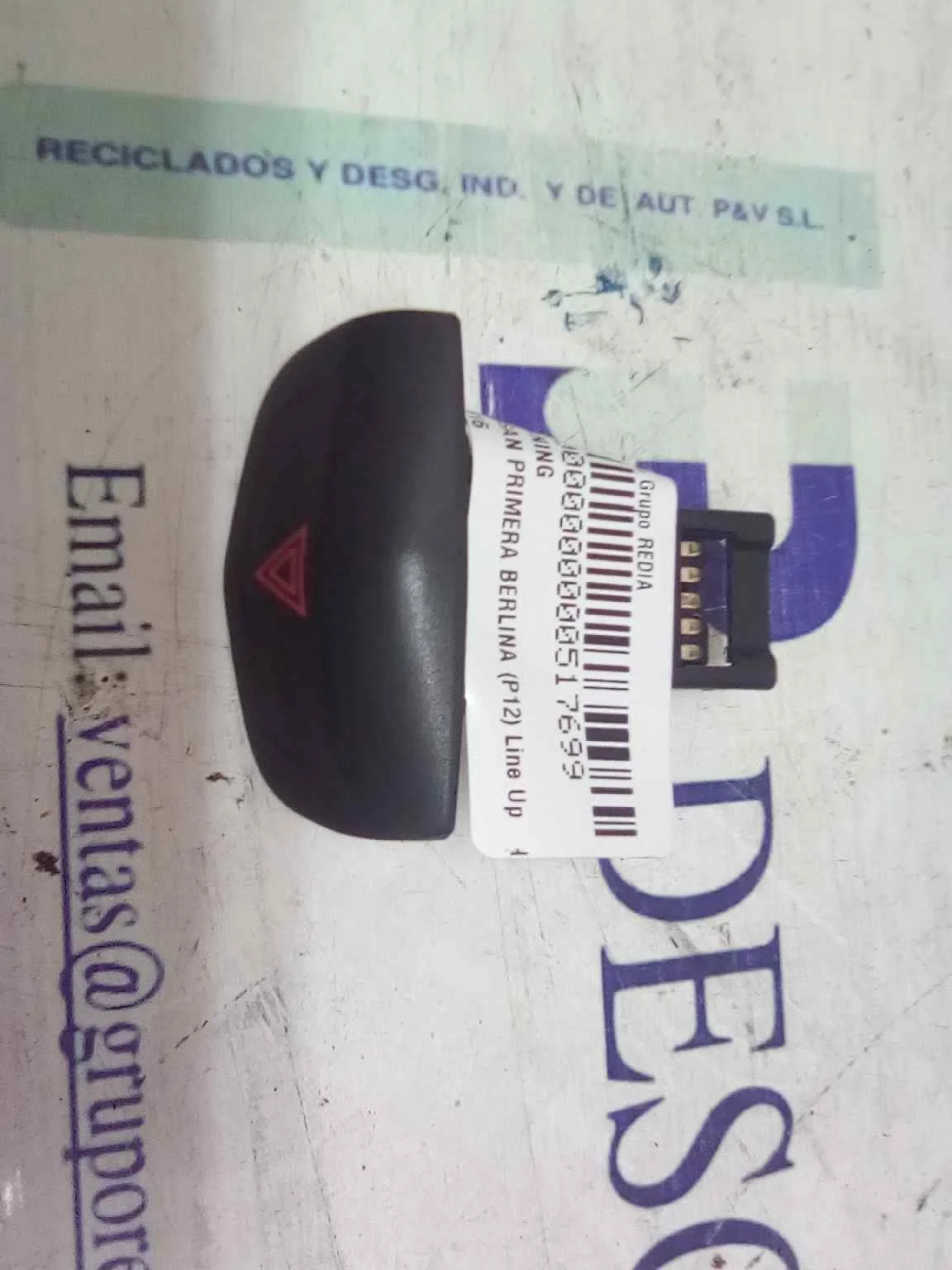 Foto de WARNING NISSAN PRIMERA BERLINA (P12) referencia 06016