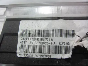 Foto de PANTALLA MULTIFUNCION NISSAN ALMERA (N16/E) 2.2 16V Turbodiesel CAT (110 CV / 81 KW) referencia 28090BU701A foto 4