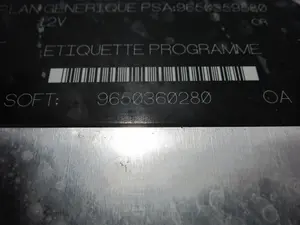 Foto de CENTRALITA MOTOR UCE CITROEN BERLINGO referencia 9650360280 foto 2