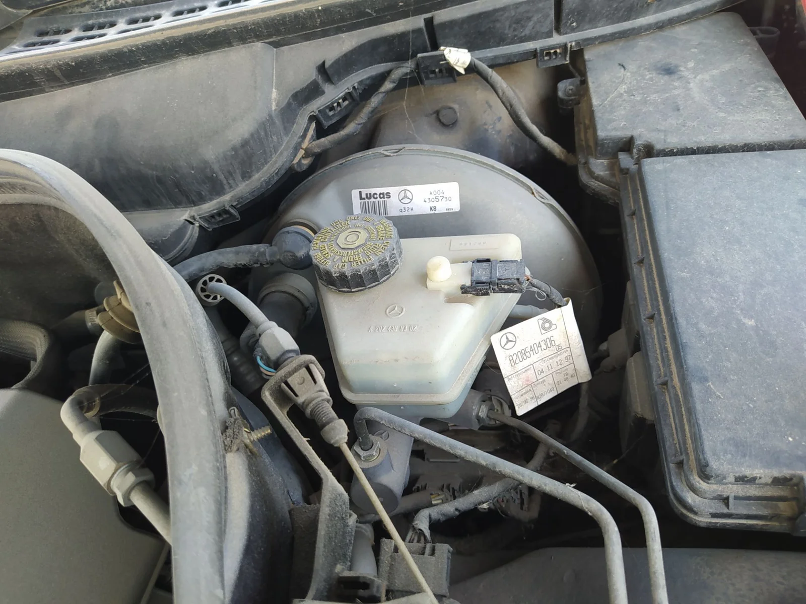 Foto de SERVOFRENO MERCEDES-BENZ CLK (BM 208) CABRIO 3.2 V6 18V CAT (218 CV / 160 KW) referencia A0044307530