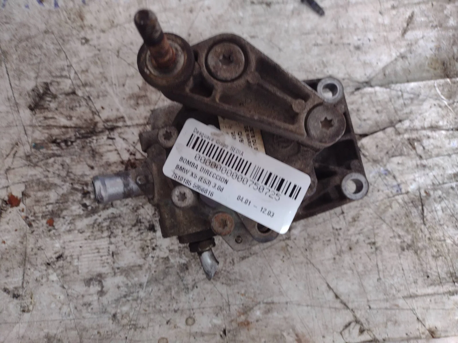 Foto de BOMBA DIRECCION BMW SERIE X5 (E53) 3.0 24V Turbodiesel CAT (184 CV / 135 KW) referencia 7510185 5956816