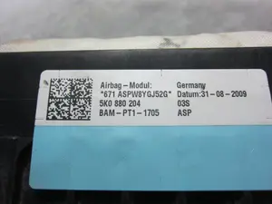 Foto de AIRBAG DELANTERO DERECHO VOLKSWAGEN GOLF VI (5K1)(10.2008) 1.6 TDI DPF (105 CV / 77 KW) referencia 5K0880204 foto 4