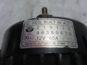 Foto de ALTERNADOR DAEWOO MATIZ referencia 96380673 foto 2