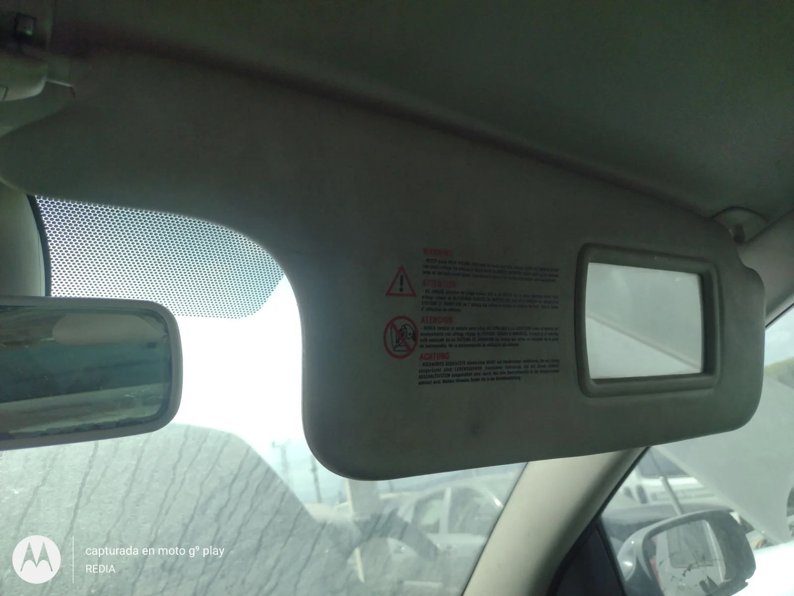 Foto de PARASOL DERECHO RENAULT MEGANE II COUPE/CABRIO 1.6 16V (112 CV / 82 KW)