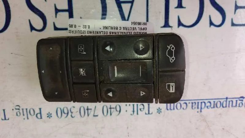 Foto de MANDO ELEVALUNAS DELANTERO IZQUIERDO OPEL VECTRA C BERLINA referencia 09185954