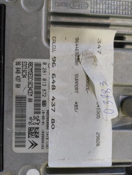 Foto de CENTRALITA MOTOR UCE PEUGEOT 308 SW referencia 0281013872