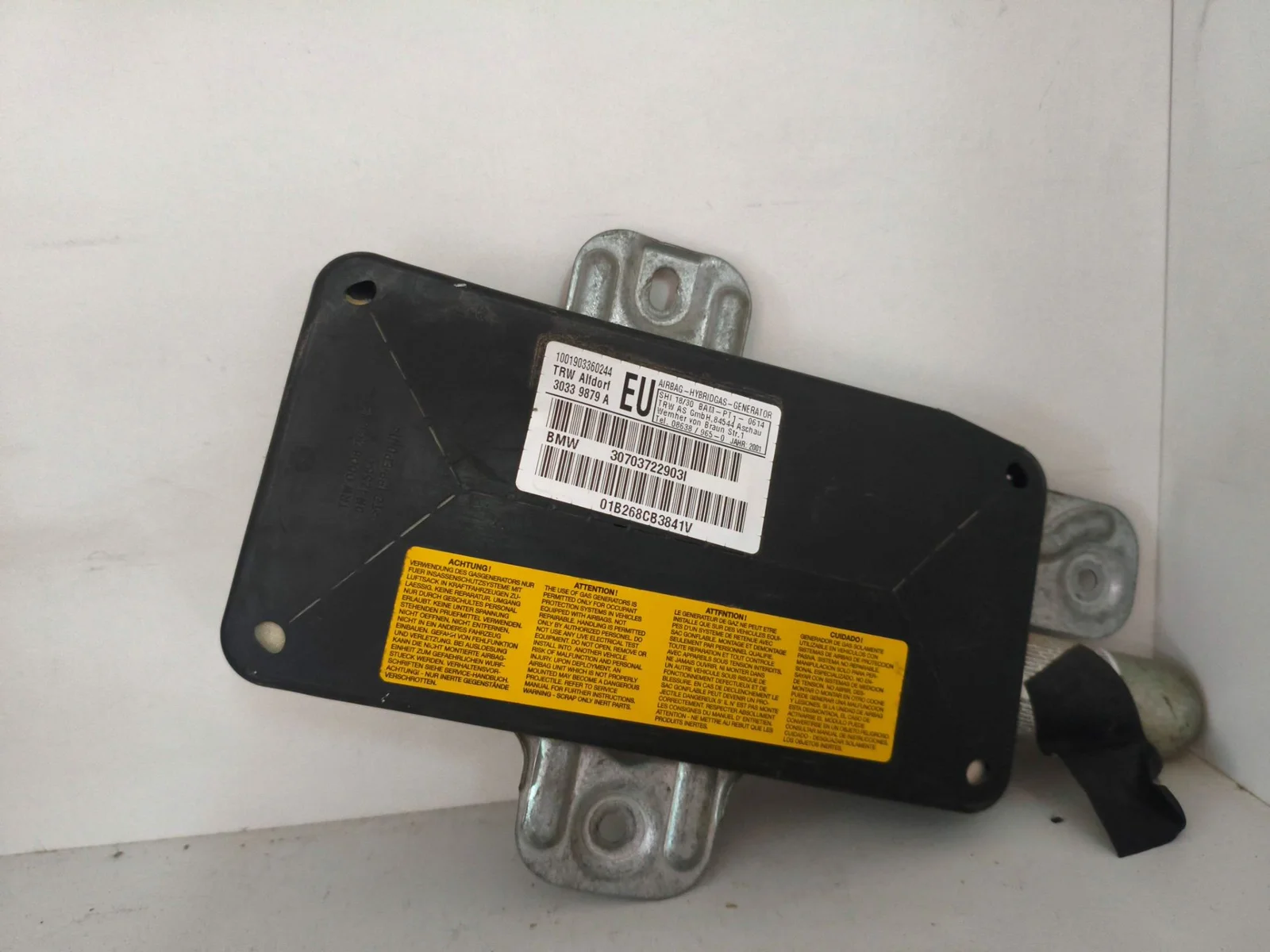 Foto de AIRBAG LATERAL IZQUIERDO BMW SERIE 3 BERLINA (E46) referencia 307037229031
