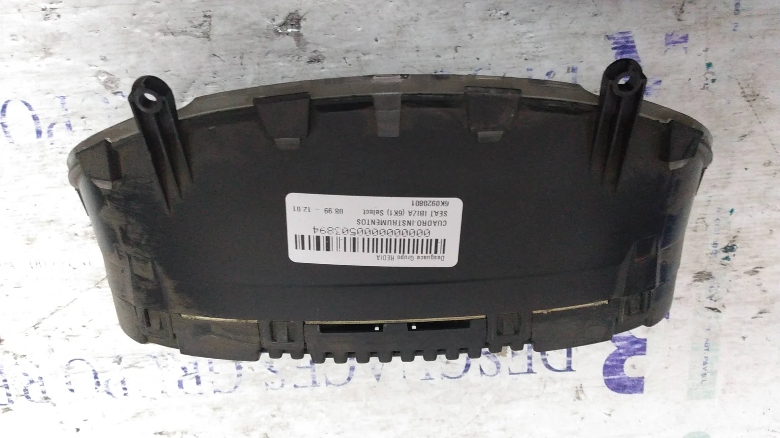 Foto de CUADRO INSTRUMENTOS SEAT IBIZA (6K1) 1.9 SDI (68 CV / 50 KW) referencia 6K0920801
