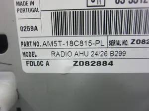 Foto de SISTEMA AUDIO / RADIO CD FORD FIESTA (CNN) 1.5 TDCi CAT (75 CV / 55 KW) referencia AM5T18C815PL foto 5