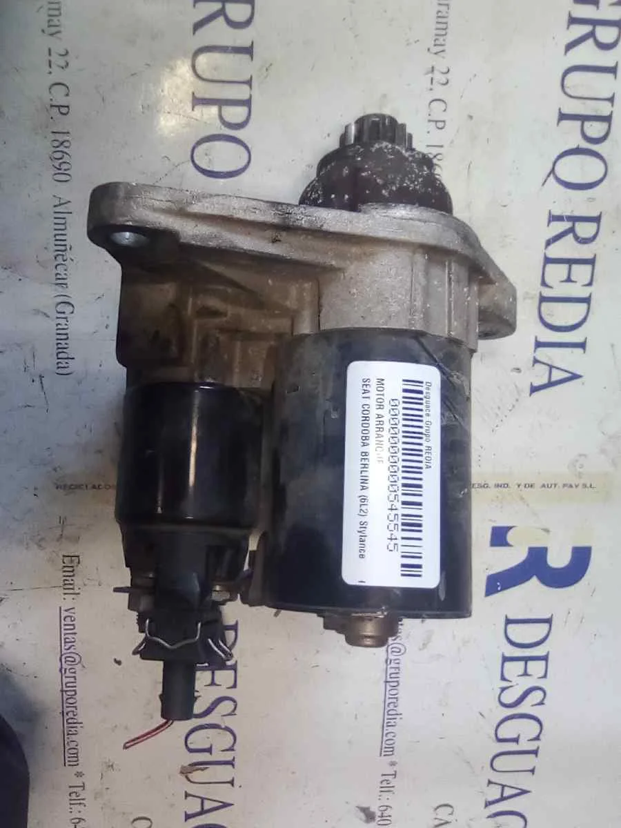 Foto de MOTOR ARRANQUE SEAT CORDOBA BERLINA (6L2) 1.4 16V (75 CV / 55 KW)