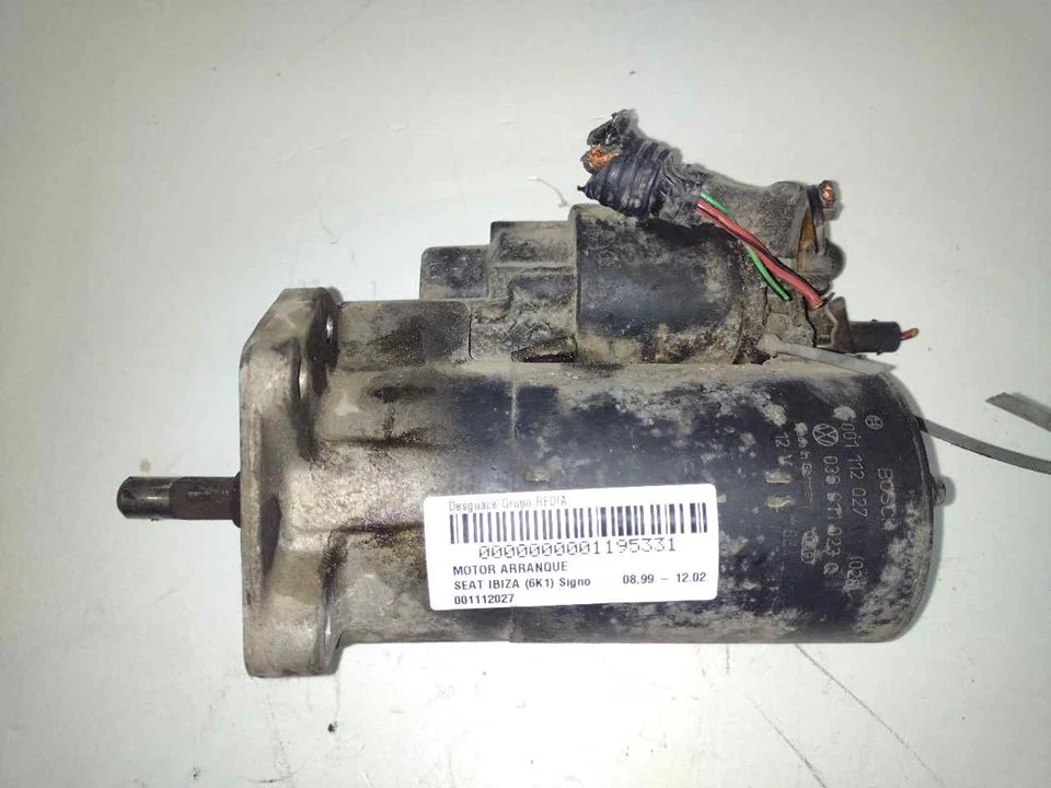 Foto de MOTOR ARRANQUE SEAT IBIZA (6K1) 1.6 (101 CV / 74 KW) referencia 001112027