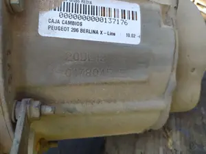 Foto de CAJA CAMBIOS PEUGEOT 206 referencia 20DL12 foto 2