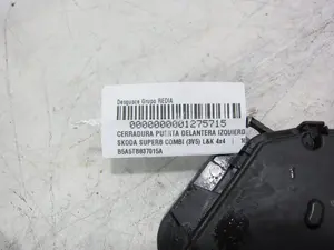 Foto de CERRADURA PUERTA DELANTERA IZQUIERDA SKODA SUPERB COMBI (3V5) 2.0 TDI (190 CV / 140 KW) referencia B5A5TB837015A foto 7