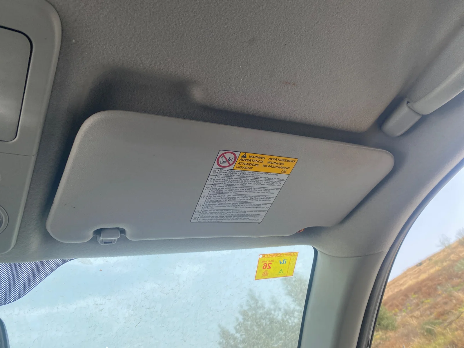 Foto de PARASOL DERECHO SUZUKI GRAND VITARA (JB/JT) 2.0 16V CAT (140 CV / 103 KW)
