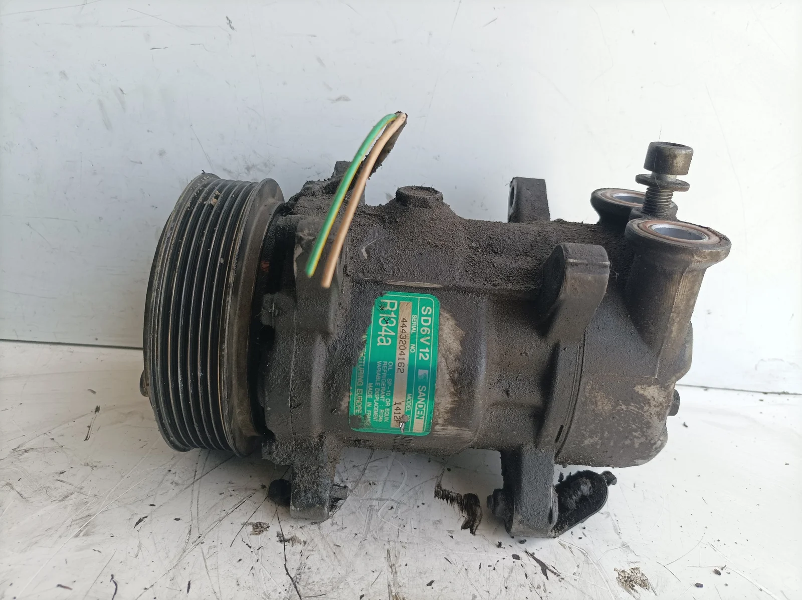Foto de COMPRESOR AIRE ACONDICIONADO PEUGEOT 206 + referencia 1412F