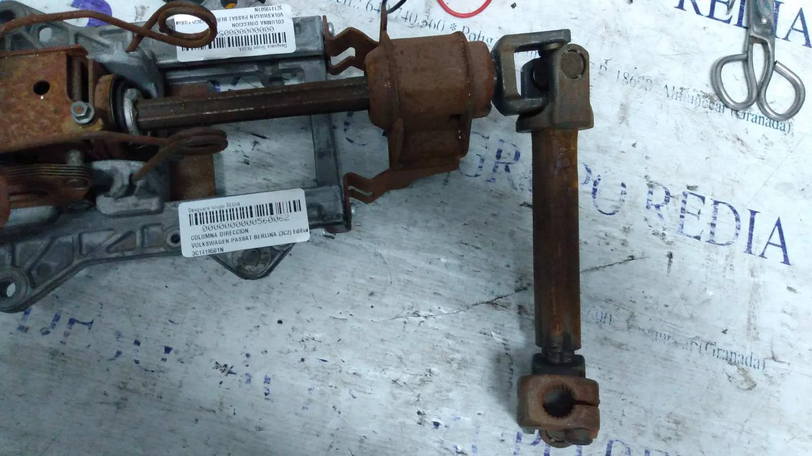 Foto de COLUMNA DIRECCION VOLKSWAGEN PASSAT BERLINA (3C2) referencia 3C1419501N