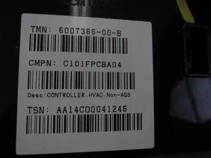 Foto de CENTRALITA AIRE ACONDICIONADO TESLA MODEL S referencia 600736600B foto 4