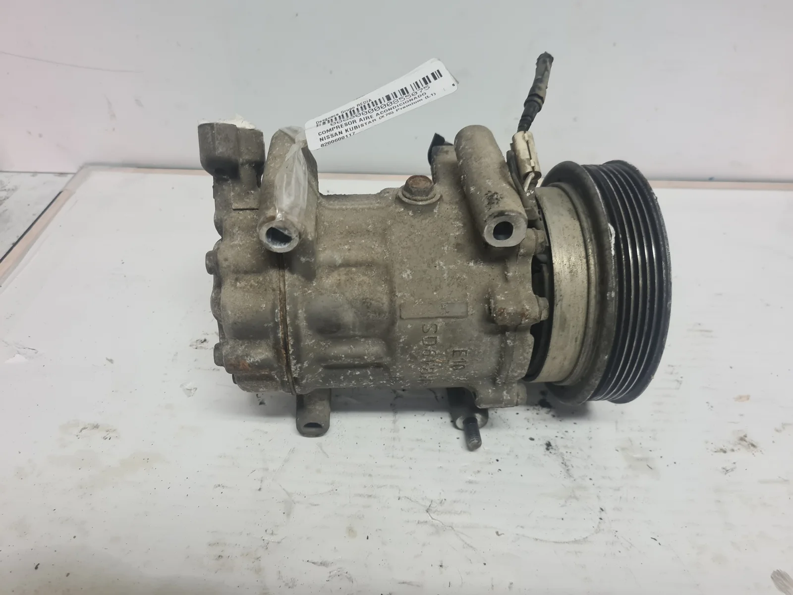 Foto de COMPRESOR AIRE ACONDICIONADO NISSAN KUBISTAR (X76) 1.5 dCi Turbodiesel CAT (61 CV / 45 KW) referencia 8200600117
