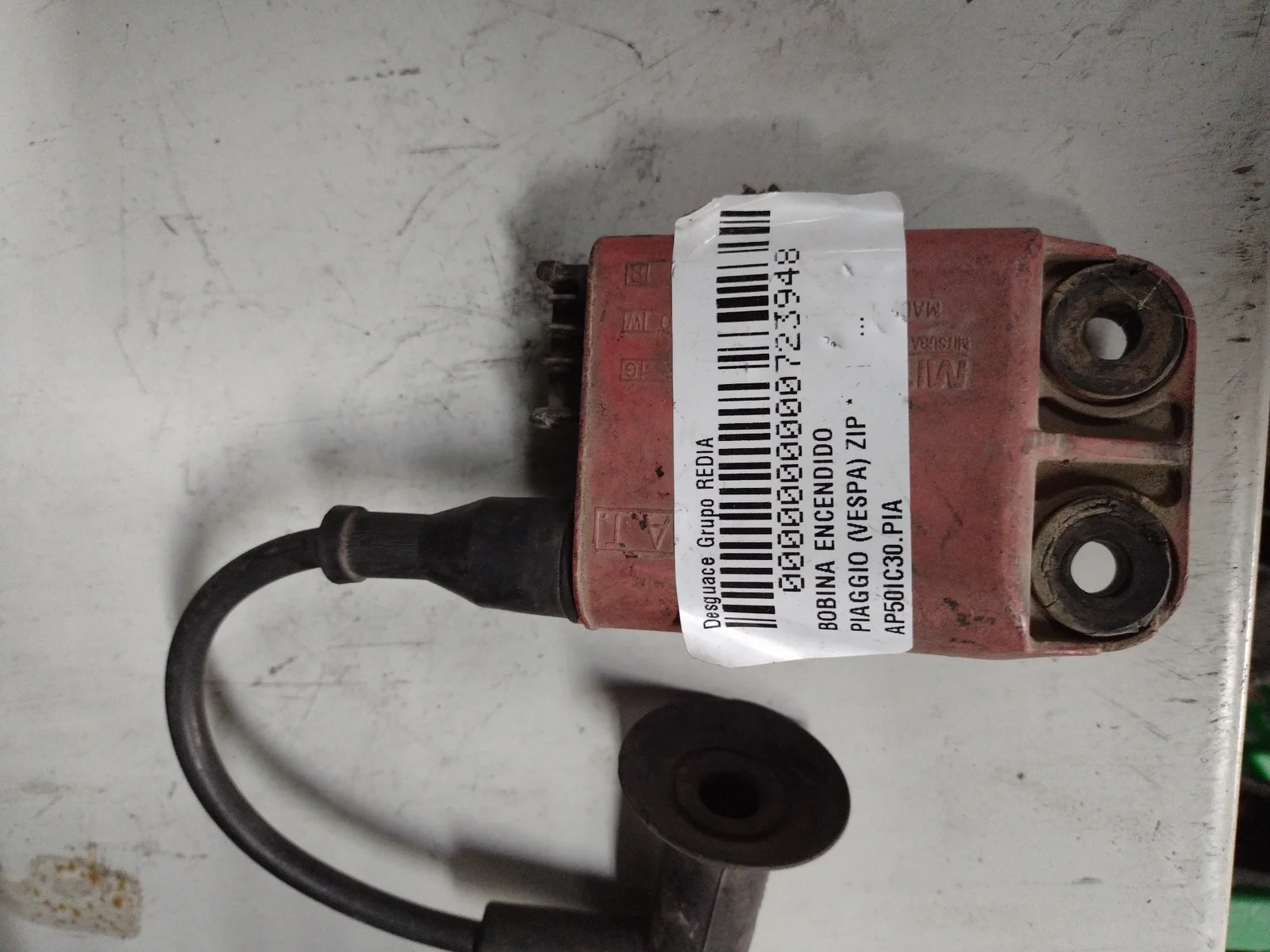 Foto de BOBINA ENCENDIDO PIAGGIO (VESPA) ZIP referencia AP50IC30PIA