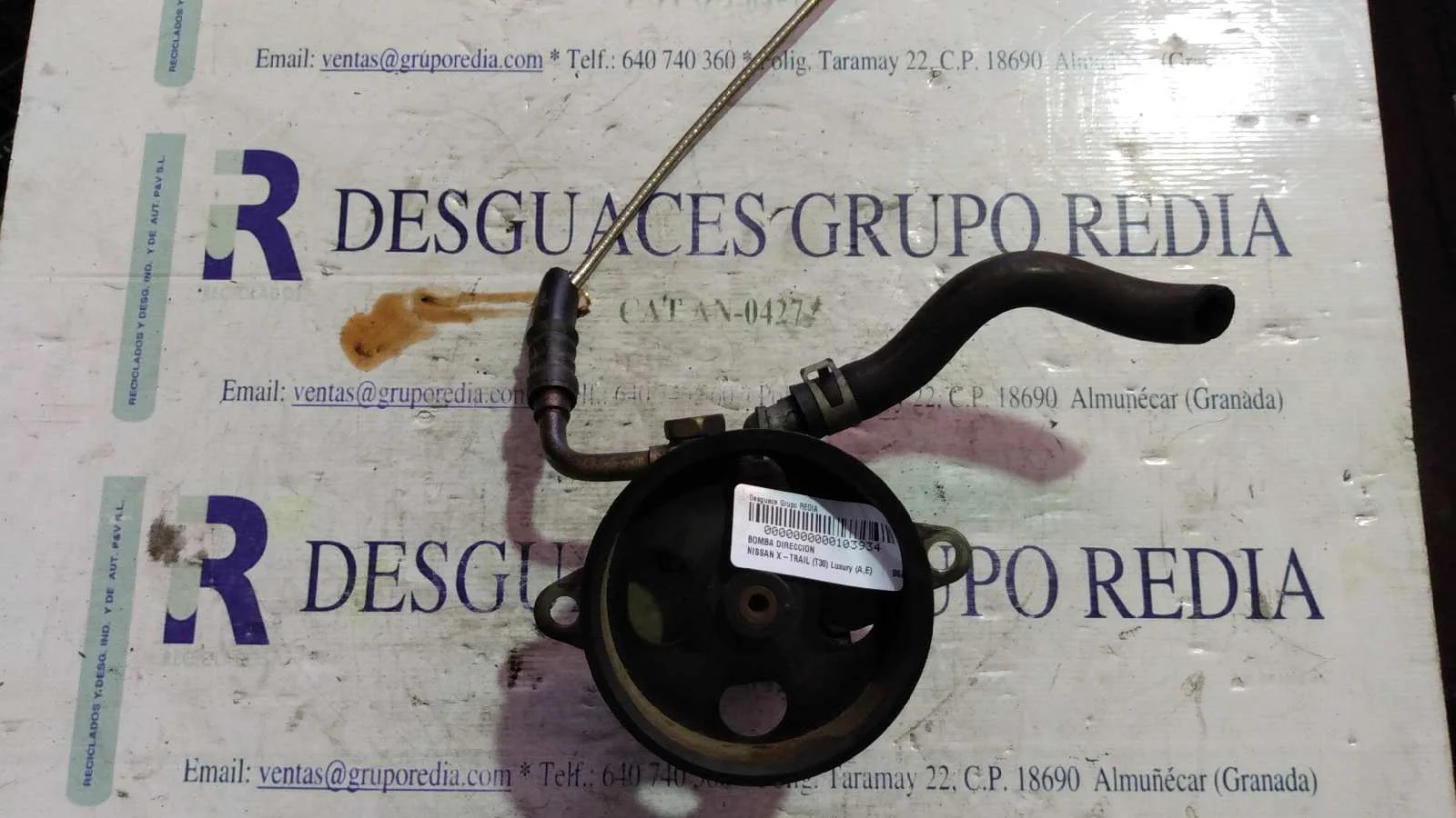 Foto de BOMBA DIRECCION NISSAN X-TRAIL (T30) 2.0 16V CAT (140 CV / 103 KW)