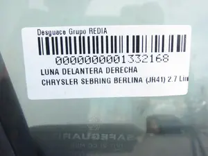 Foto de LUNA DELANTERA DERECHA CHRYSLER SEBRING JR 41 BERLINA 2.7 CAT (203 CV / 149 KW) foto 2